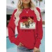 SHOWME printed pullover sweatshirt