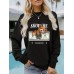 SHOWME printed pullover sweatshirt