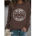 BEABUDDY printed pullover sweatshirt