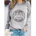 BEABUDDY printed pullover sweatshirt