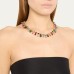 Oscar Live Cross-border Colorful Crystal Dopamine Color-blocked Luxe Small-batch Design Elegant High-end Clavicle Necklace