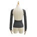 Striped long sleeved slim fit top
