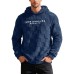 Men's loose letter embroidered hoodie