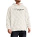 Men's loose letter embroidered hoodie