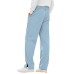 Drawstring sport casual straight leg pants