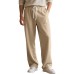 Drawstring sport casual straight leg pants
