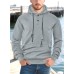 Loose casual hooded long sleeved sweatshirt
