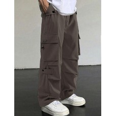 Men's loose wide leg straight leg pants