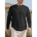 Round neck long sleeved men's top