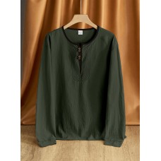 Loose long sleeved top