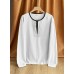 Loose long sleeved top