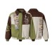 Thick cotton jacket with corduroy