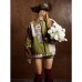 Thick cotton jacket with corduroy
