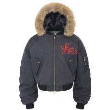 Cotton collar jacket with cotton jacket