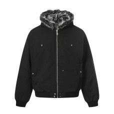 Cotton padded and flannel jacket