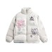 Cotton coat graffiti