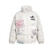Cotton coat graffiti