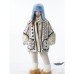 Lamb wool cotton coat with fleece jacket