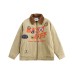 Washed printed jacket