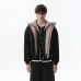Fake two cotton jackets for men