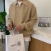 Half zip lapel sweater