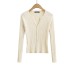Hooded long sleeved V-neck slim fit top