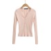 Hooded long sleeved V-neck slim fit top