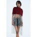 Chic Zipper Fringe Loose Top INS Casual Fashion Women's外套 for Party