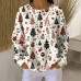 Retro 3D digital print three-button stand collar Polo