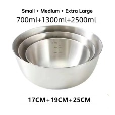 Golden mixing bowls for cooking, baking, noodles, and salads. Golden mixing bowls for cooking, baking, noodles, and salads.