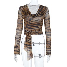 Sexy leopard print strap top for women Sexy leopard print strap top for women