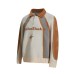 Men's base sweater with a lapel collar