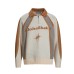 Men's base sweater with a lapel collar