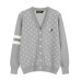 Polka dot knit sweater jacket V-neck sweater base sweater