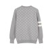 Polka dot knit sweater jacket V-neck sweater base sweater