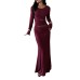 Sexy waist patchwork lace slim fit hip hugging skirt