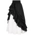 Renaissance Vintage Midi Skirt Medieval Retro Stage Costume Performance Wear