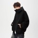 Heavyweight Oversized Hoodie Men's Autumn New Design Open Front Cardigan Loose Versatile Sports Top