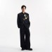 New Chinese Style Floral Embroidery DK Suit Jacket for Men Autumn/Winter Wedding AttireCasual Blazer