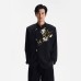 New Chinese Style Floral Embroidery DK Suit Jacket for Men Autumn/Winter Wedding AttireCasual Blazer