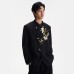 New Chinese Style Floral Embroidery DK Suit Jacket for Men Autumn/Winter Wedding AttireCasual Blazer