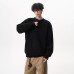 Retro Henley Neck Button Sweater Unisex Winter Loose Lazy Men's Long Sleeve Inner Layer Crewneck Knitwear