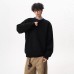 Retro Henley Neck Button Sweater Unisex Winter Loose Lazy Men's Long Sleeve Inner Layer Crewneck Knitwear