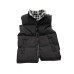 Style Plaid Patchwork Cotton Vest Unisex Autumn/Winter Quilted Thickened Sleeveless Jacket Stand Collar Cotton Coat Outerwear