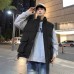 Minimalist Cargo Cotton Vest Unisex Winter Thick Warm Loose Clean Fit Stand Collar Sleeveless Jacket
