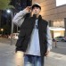 Minimalist Cargo Cotton Vest Unisex Winter Thick Warm Loose Clean Fit Stand Collar Sleeveless Jacket