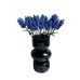 Glass Birth Flower Iron Wire Flower Iron Wire Flower Simulation Desktop Ornament Vase