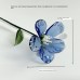 Glass Birth Flower Iron Wire Flower Iron Wire Flower Simulation Desktop Ornament Vase