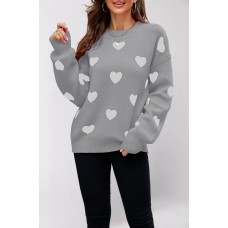 Love pullover women's knitted sweater women's loose sweater women