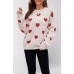Love pullover women's knitted sweater women's loose sweater women
